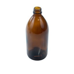 BOD Sample Flask, Brown Glass, 500 ml